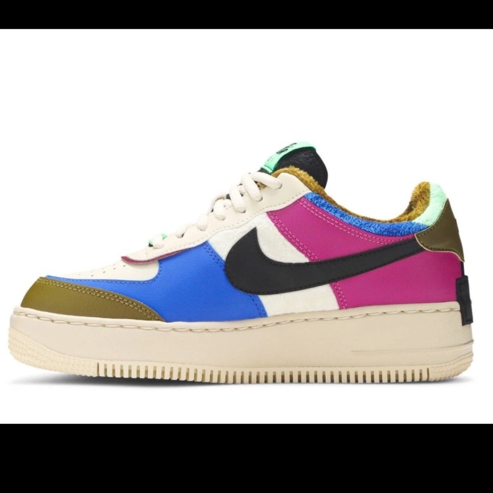 Nike Air Force 1 Shadow SE 'Cactus Flower' CT1985-500 Women's Shoes - Picture 3 of 12